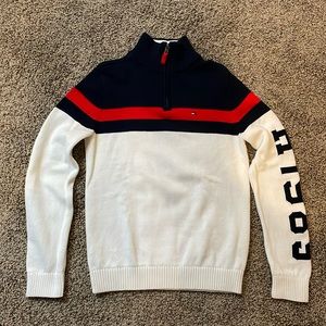 Tommy Hilfiger Zip-Up Sweater.